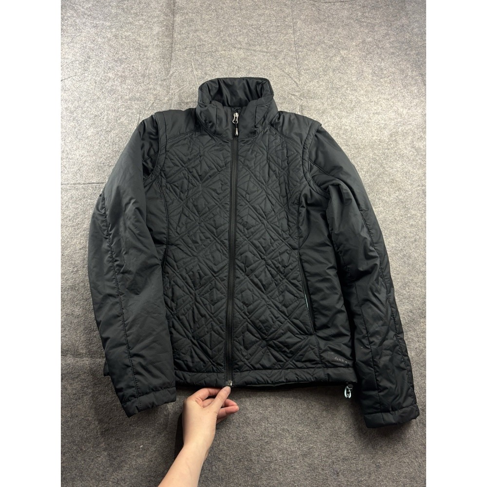 REI Women's XS Jacket Primaloft Pertex Insulated Packable Zip Off Arms‎ Hiking